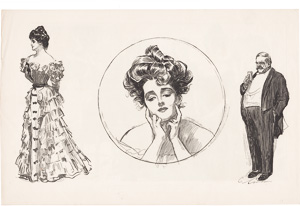 Charles Dana Gibson antique print